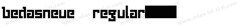 bedasneue regular字体转换